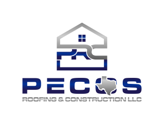 Pecos Roofing & Construction LLC logo design by dodihanz