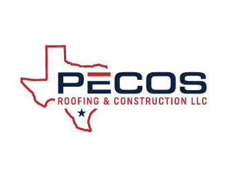 Pecos Roofing & Construction LLC logo design by akilis13