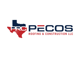 Pecos Roofing & Construction LLC logo design by akilis13