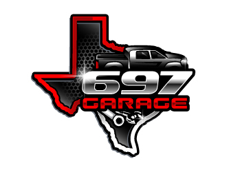 697 GARAGE logo design by LucidSketch