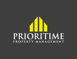 Prioritime Property Management logo design by denfransko