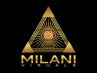 Milani Visuals logo design by ekitessar