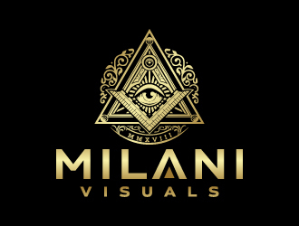 Milani Visuals logo design by jaize