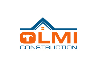 Olmi Construction  logo design by gateout