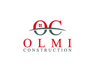 Olmi Construction  logo design by gateout