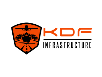 KDF Infrastructure logo design by jaize