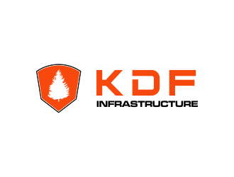KDF Infrastructure logo design by afra_art
