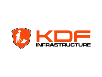KDF Infrastructure logo design by afra_art