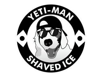 YETI-MAN SHAVED ICE logo design by Kruger