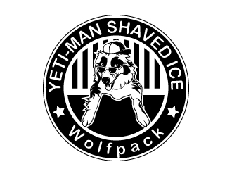 YETI-MAN SHAVED ICE logo design by chumberarto