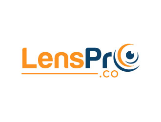 LensPro.co logo design by sanworks