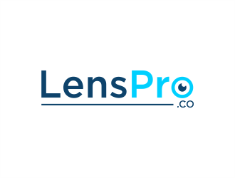 LensPro.co logo design by evdesign