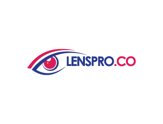 LensPro.co logo design by Erasedink