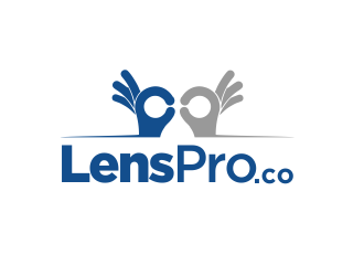 LensPro.co logo design by YONK