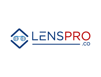 LensPro.co logo design by pilKB