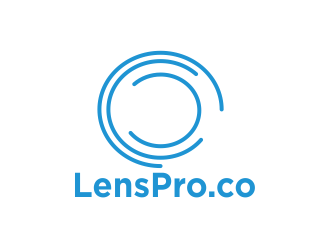 LensPro.co logo design by Greenlight