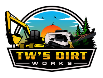 TW’s Dirt Works  logo design by DreamLogoDesign