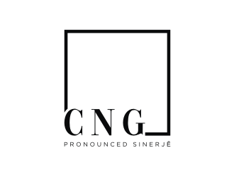CNG (pronounced Sinerjē) logo design by wa_2