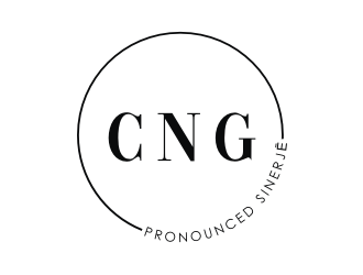 CNG (pronounced Sinerjē) logo design by wa_2