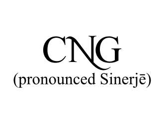 CNG (pronounced Sinerjē) logo design by larasati