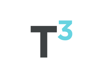 T3  logo design by GassPoll