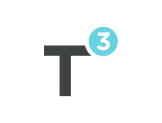 T3  logo design by GassPoll