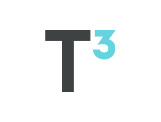 T3  logo design by GassPoll