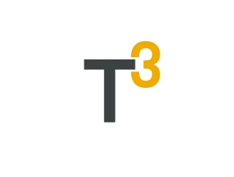 T3  logo design by aura