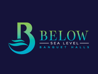 BELOW SEA LEVEL - Banquet Halls logo design by Sandip
