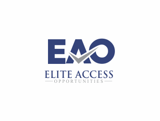 “Elite Access Opportunities” (“EAO”) logo design by up2date