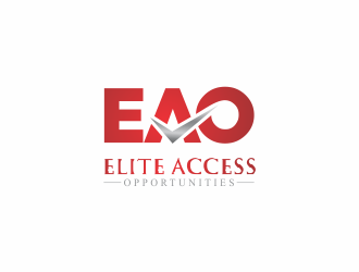 “Elite Access Opportunities” (“EAO”) logo design by up2date