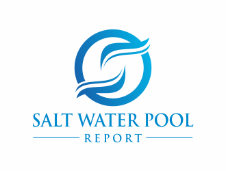 Salt Water Pool Report logo design by valace