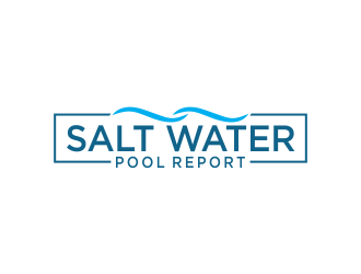 Salt Water Pool Report logo design by aflah