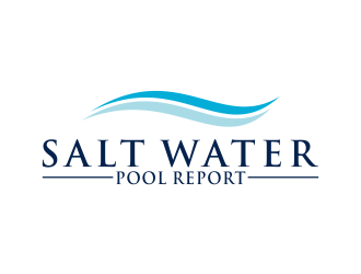 Salt Water Pool Report logo design by aflah
