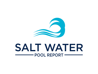 Salt Water Pool Report logo design by sokha