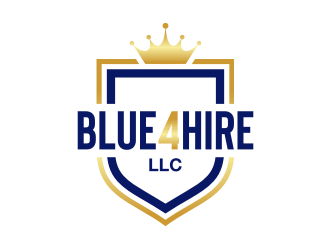 Blue4hire, LLC logo design by GemahRipah