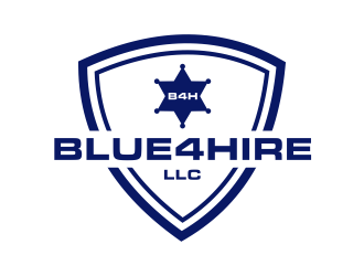Blue4hire, LLC logo design by GassPoll