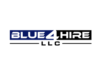 Blue4hire, LLC logo design by puthreeone