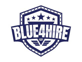 Blue4hire, LLC logo design by yans