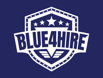 Blue4hire, LLC logo design by yans