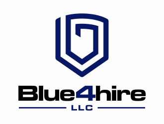 Blue4hire, LLC logo design by eagerly