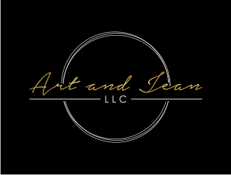 Art and Jean LLC logo design by puthreeone