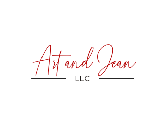 Art and Jean LLC logo design by sodimejo