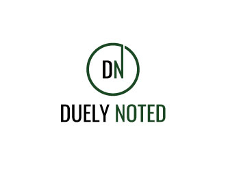 Duely Noted  logo design by aryamaity