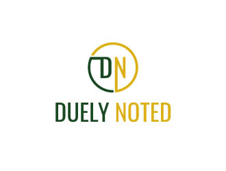 Duely Noted  logo design by aryamaity