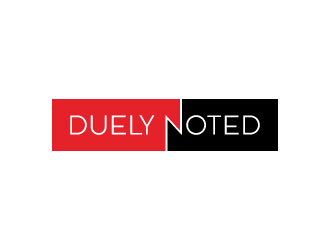 Duely Noted  logo design by aryamaity