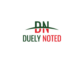 Duely Noted  logo design by aryamaity
