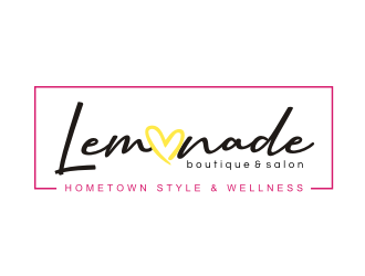 Lemonade -boutique & salon- logo design by coco
