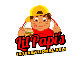 LIL PAPIS INTERNATIONAL DELI logo design by Kirito