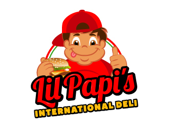 LIL PAPIS INTERNATIONAL DELI logo design by Kirito